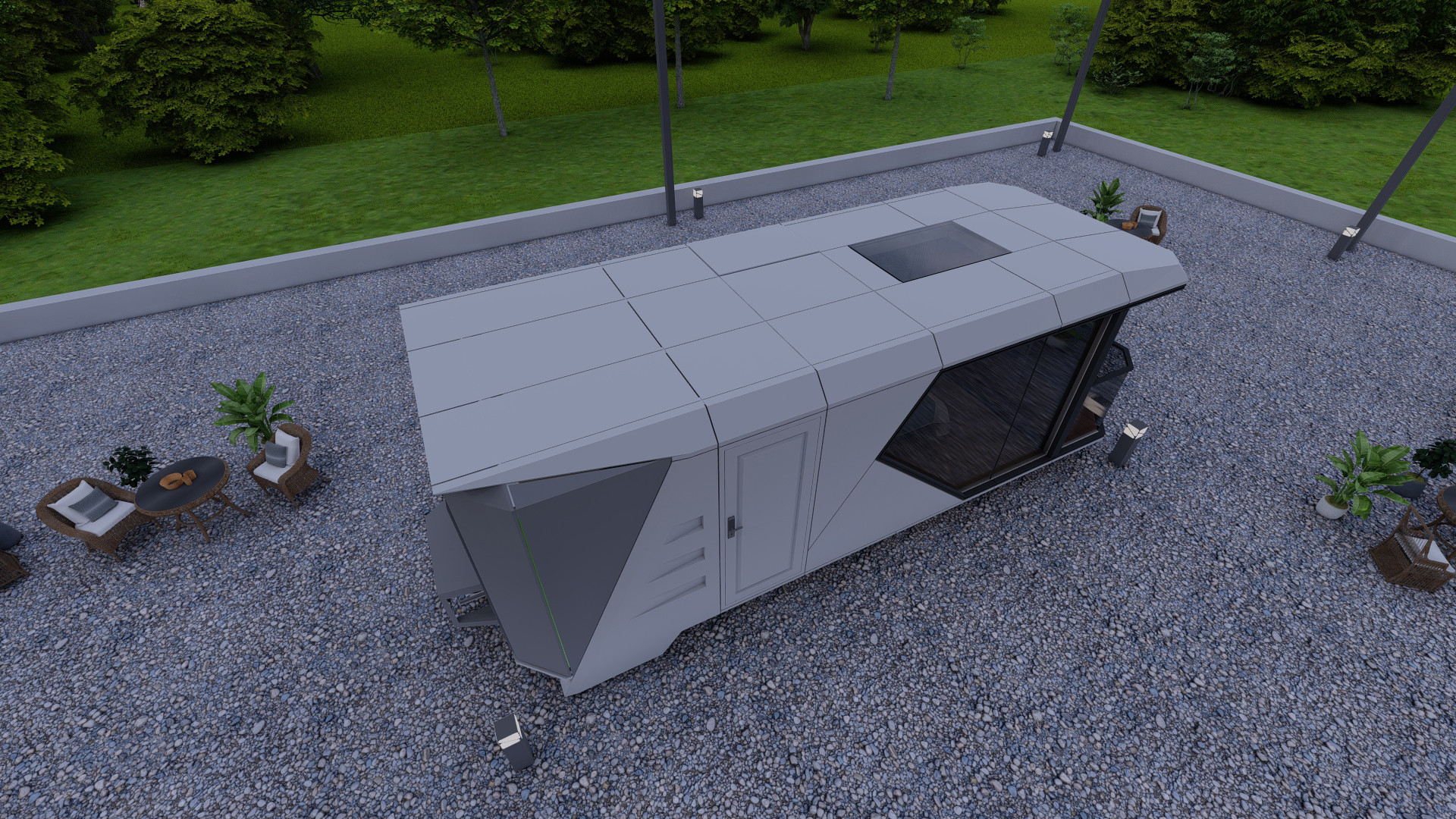 Space Capsule House for Core Scenic Spots Affordable and Solution from and Durable Prefabricated Building