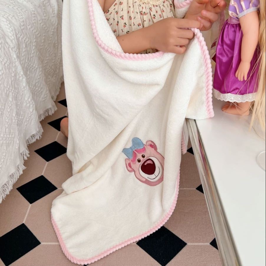Super Strong Water Absorption Coral Velvet Bath Towel Set 2PCS Set for Wedding Gifts