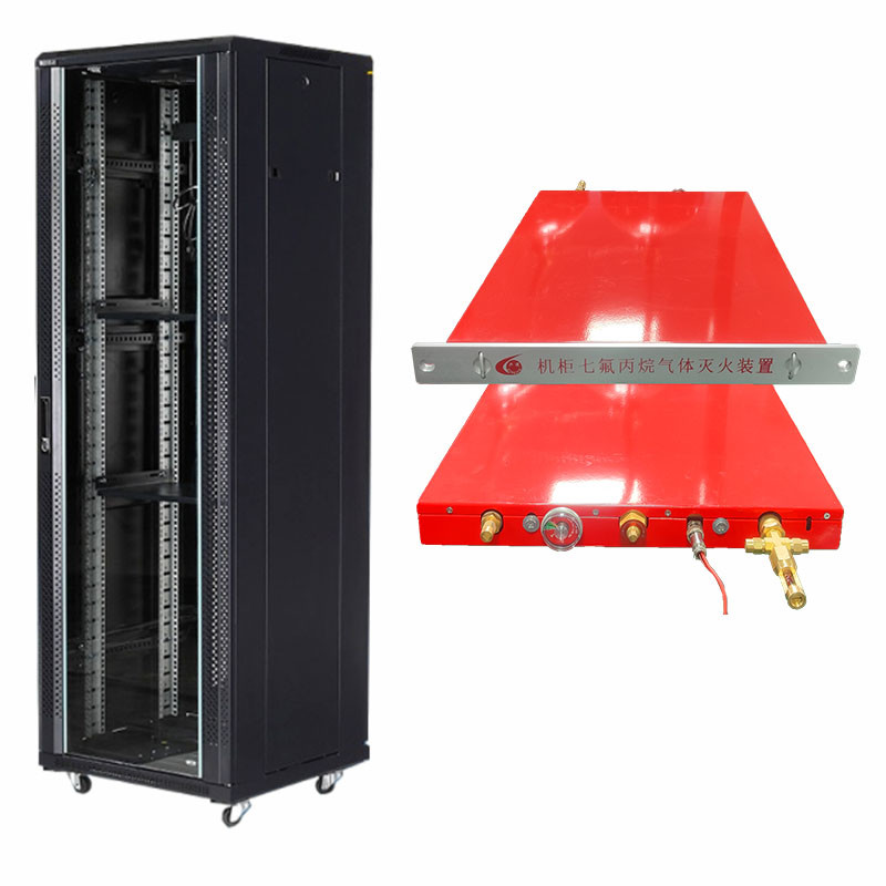 Red Rack Fire Suppression Unit 1.15kg/L Clean Gas Environmental Friendly