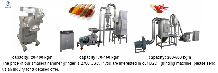 Chickpea Flour Powder Grind Machine spice powder grinding machine Chickpea Flour powder making with CE from Brightsail