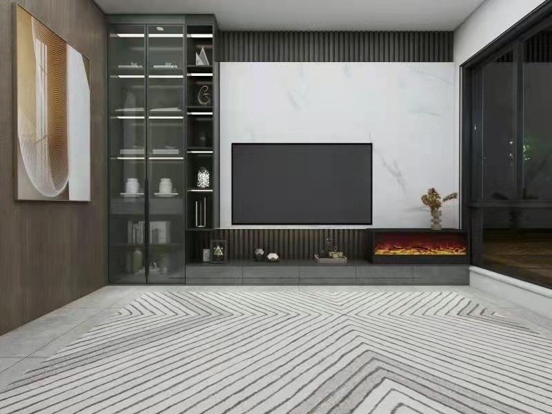 15mm Modern White Gloss Kitchen Cabinets Natural Wood Kitchen Cabinets Modern