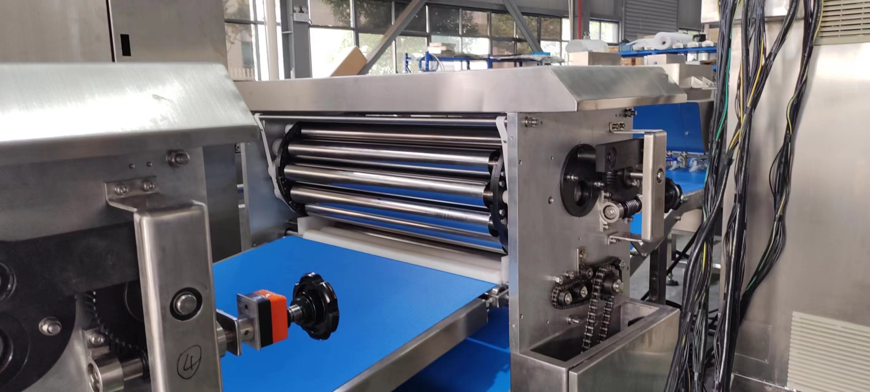 Puff Pastry Line With High Production Capacity Dough Laminatig Line For Food Factory