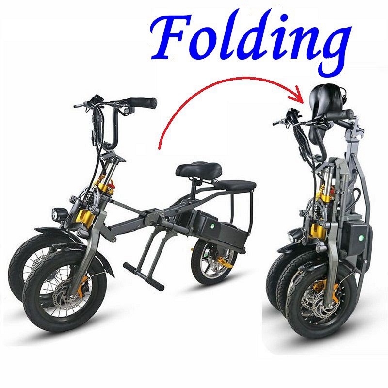 JX003 Three Wheel Electric Scooter ,48V 8AH Portable 3 Wheel Electric Scooter