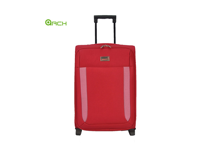 600D Polyester Skate Wheels Carry On Luggage With Front Pocket