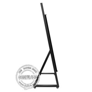 43 Inch Lightweight Movable Kiosk Digital Signage With Wheels