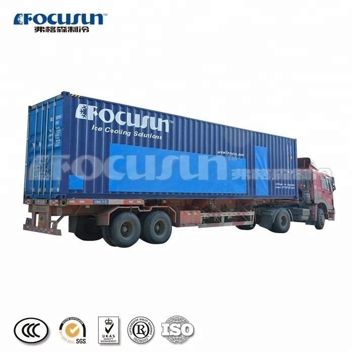 20ft Solar Container for Meat Vegetable Fish and Fruit Storage Building Material Shops