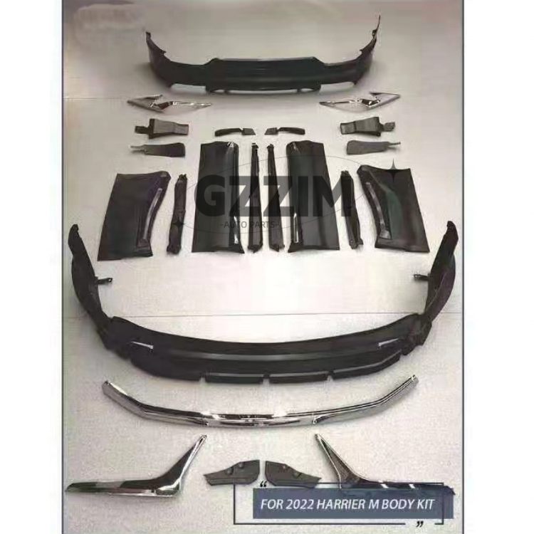 Toyota Harrier M 2022 Plastic Body Kit Front Rear Bumper Body Kit