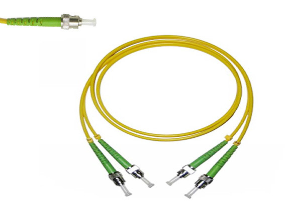 ST / APC ST Single Mode Fiber Optic Patch Cord Duplex Fiber to The Home