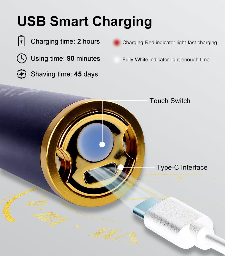Portable USB Rechargeable Shaver , Mini Men Electric Shaver