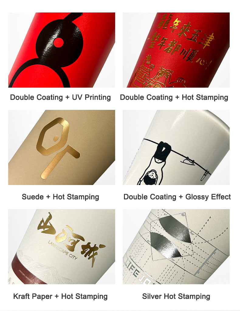 Red Ripple Disposable Paper Cup for Hot Coffee Double Wall with Custom Logo Red Corrugated paper cup