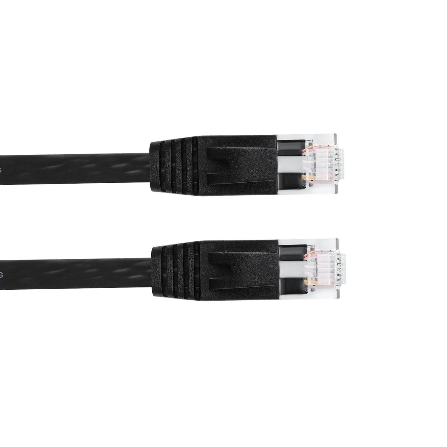 Cat6 Bare Copper Flat Ethernet Cable , 50Ft UTP Lan Cable For Ethernet