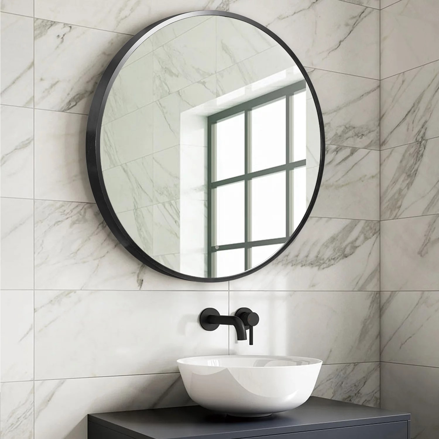 Brushed Aluminium Mirror Frame Profile For Wall Mounted Painting Picture Photo