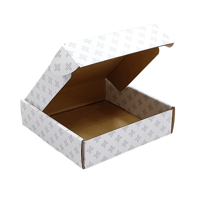 CMYK/PANTONE Printing UV Coating White Shipping Mailer Box for Eco Friendly Packaging