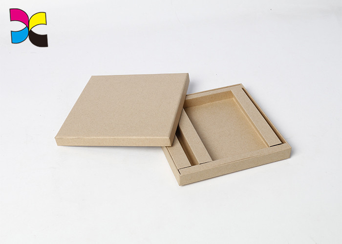 Plain Kraft Paper Printed Gift Boxes With Insert Product Packaging Offset
