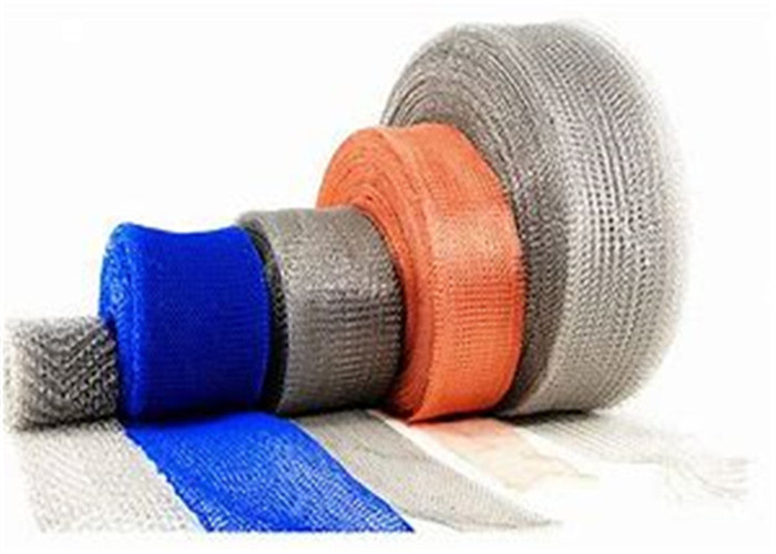 Demister Pad Knit Mesh Fabric 0.23-0.28mm Dia SS304 For Filter