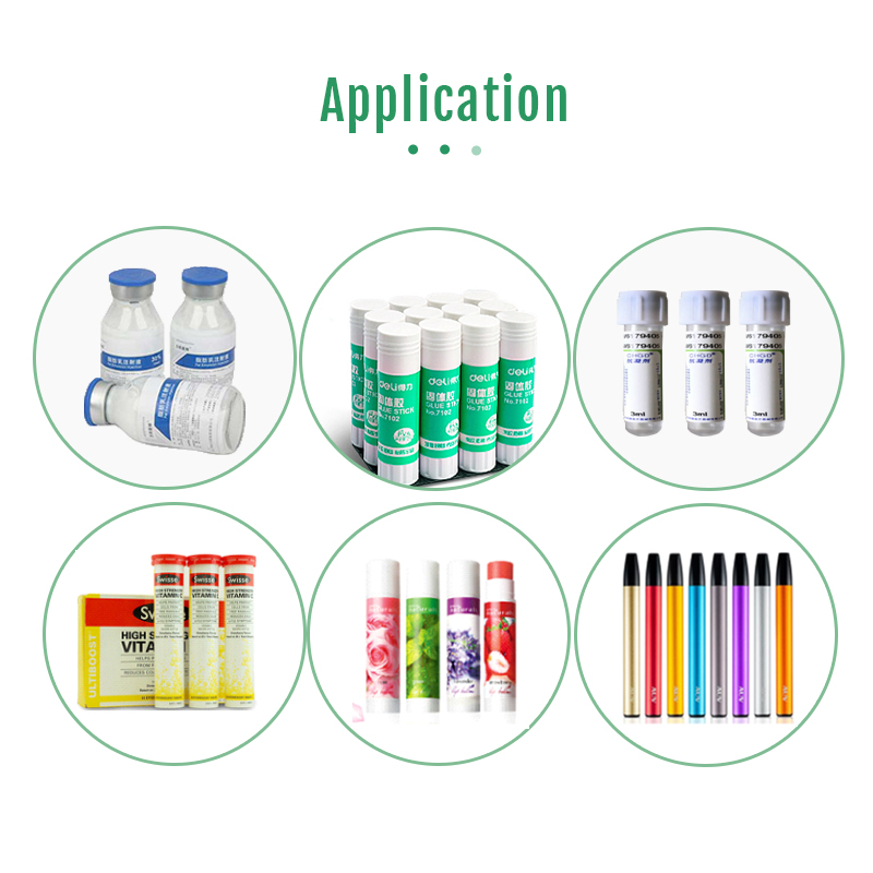PLC Controlled Desktop Glass Ampoule Vial Labeling Machine for Semi Automatic Labeling