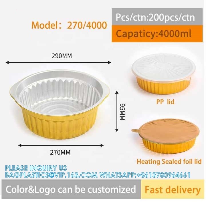 250mm Diameter 3000ml Disposable Chafing Dishes Buffet Set Chafer Wire Racks Stand Kit Dish Serving Trays Food