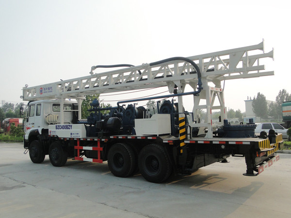 Good working in Angola- truck mounted rotary water well drilling rigs -BZC600BBC
