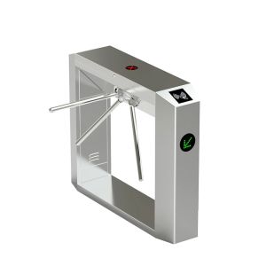Automatic SUS304 Bidirectional Card Reader Turnstile Tripod