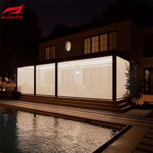 China Louver Blades Aluminium Pergola for Outdoor Spaces with Customizable Color Options Aluminum pergola Extruded form on sale