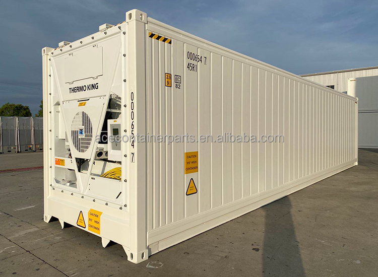 12192 x 2438 x 2896 mm 2-Door Open Side Refrigerator 40 Feet Length Reefer Container for Fresh Goods Transportation