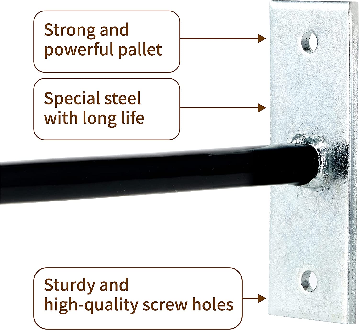 Single-side Bracket for Carbon Steel Rim Holder and Heavy Duty Hooks Tyres Bracket