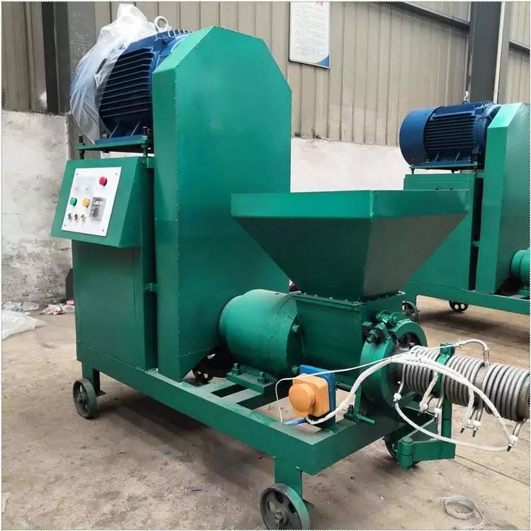 Stalk Jute Stick Charcoal Briquette Making Machine Production Extruder 800kg