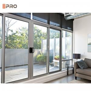  House Exterior Thermal Break Aluminium Glass Window And Door Heavy Duty Patio Sliding Doors Manufactures