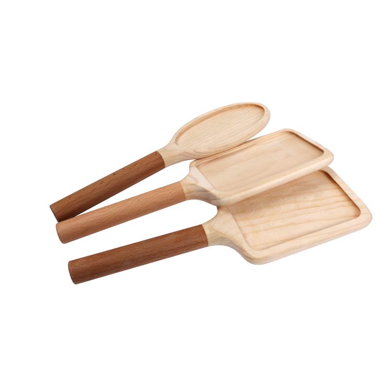 Ecol-friendly massage wooden comb handle for Cozy Comb Massage Head Meridian Hair Comb handle