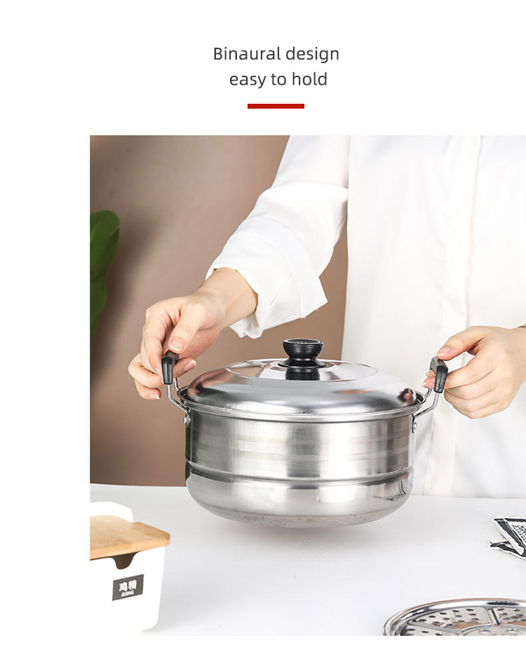 American Style 5 Pcs Kitchen Cookware Set Stainless Steel Nonstick Cooking Pot Sets With Lid