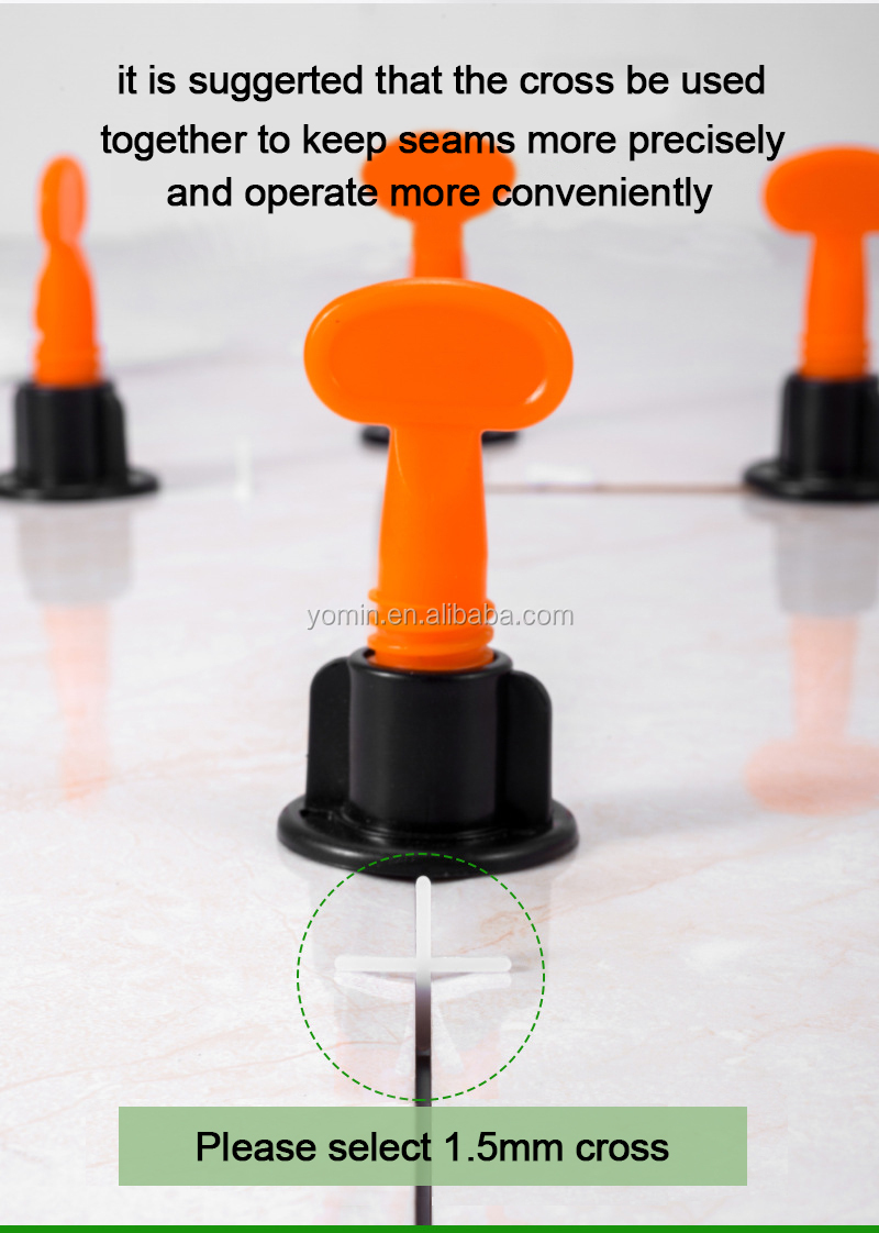 T-type Tile Leveling Positioner Reusable Tile Leveling System For Wall And Floor