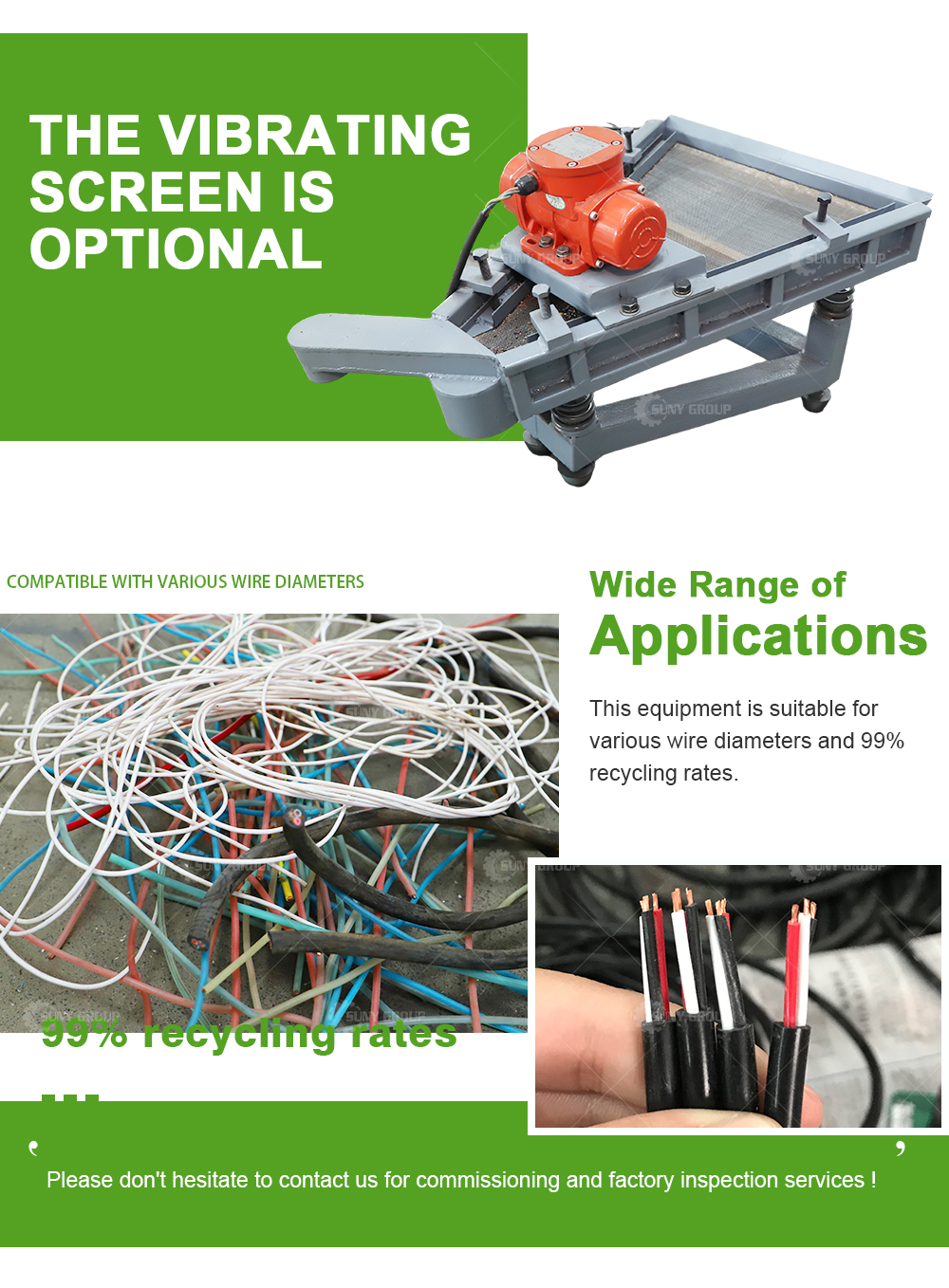 30-50kg/h Capacity Copper Equipment Cable Recycling Wire Stripper Machine Directly