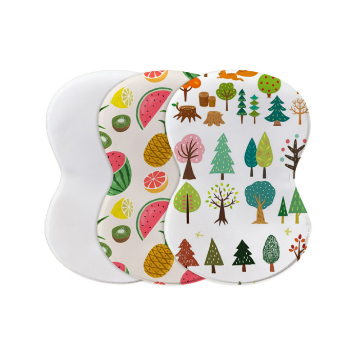 Blank White Polyester Sublimation Baby Burp Cloth