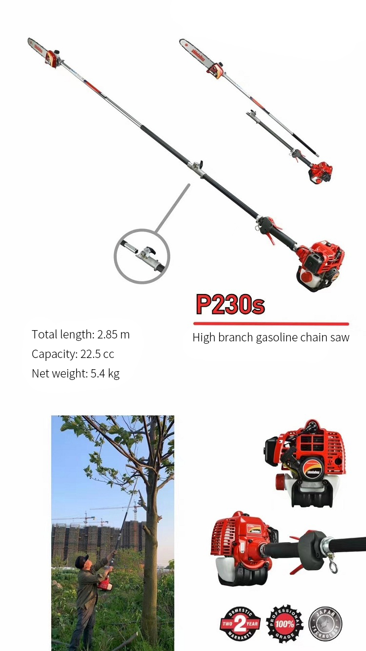 4 Stroke High Branch Chainsaw High Pruning Pole Saws 22CC