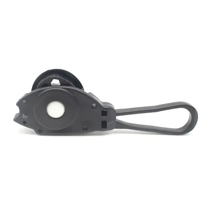 0.7KN Clamp Nylon FTTH Fish Type Flat Optical Fiber Optic Drop Cable Holder with 25