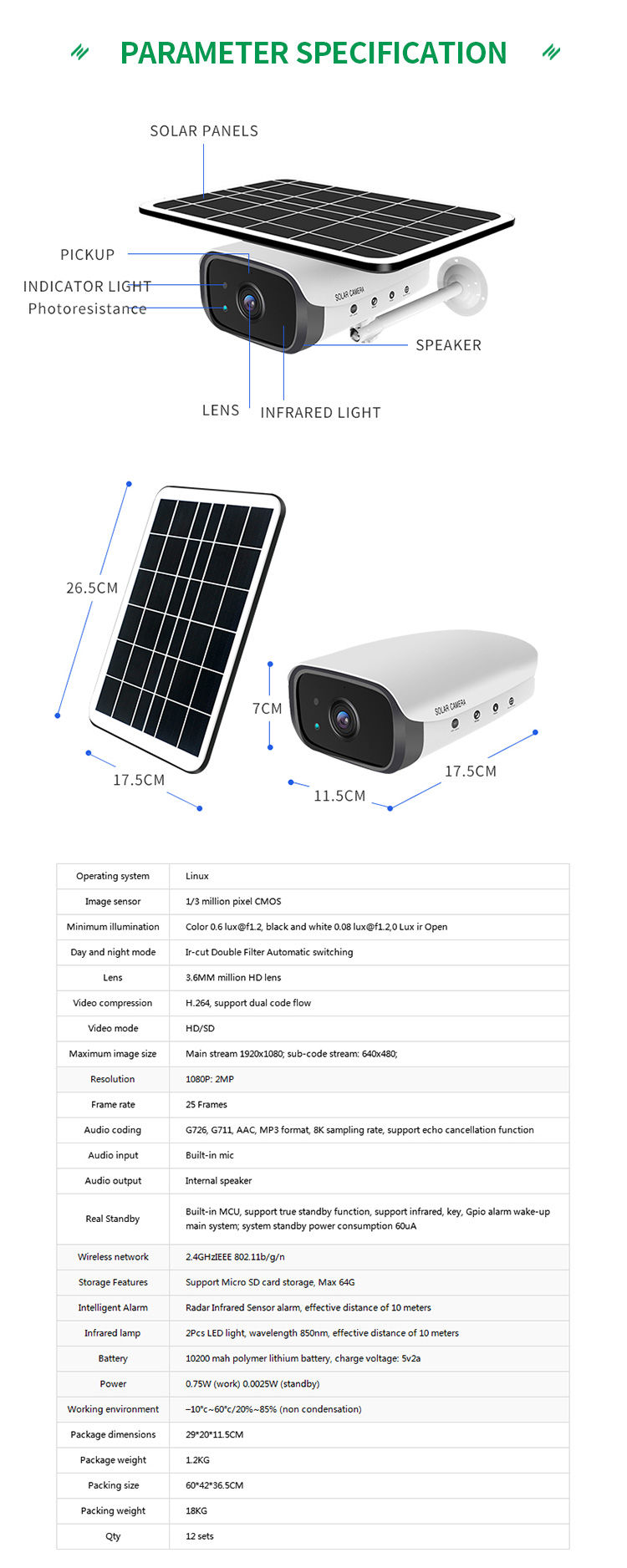 Industry Grade Outdoor Ptz 4g Security CCTV Camera Solar Powered Wireless