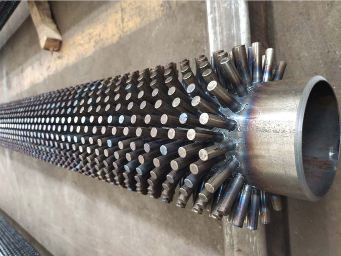 ASTM A335 P11 P22 P5 P9 P91 Studded Carbon Steel Finned Tube 0