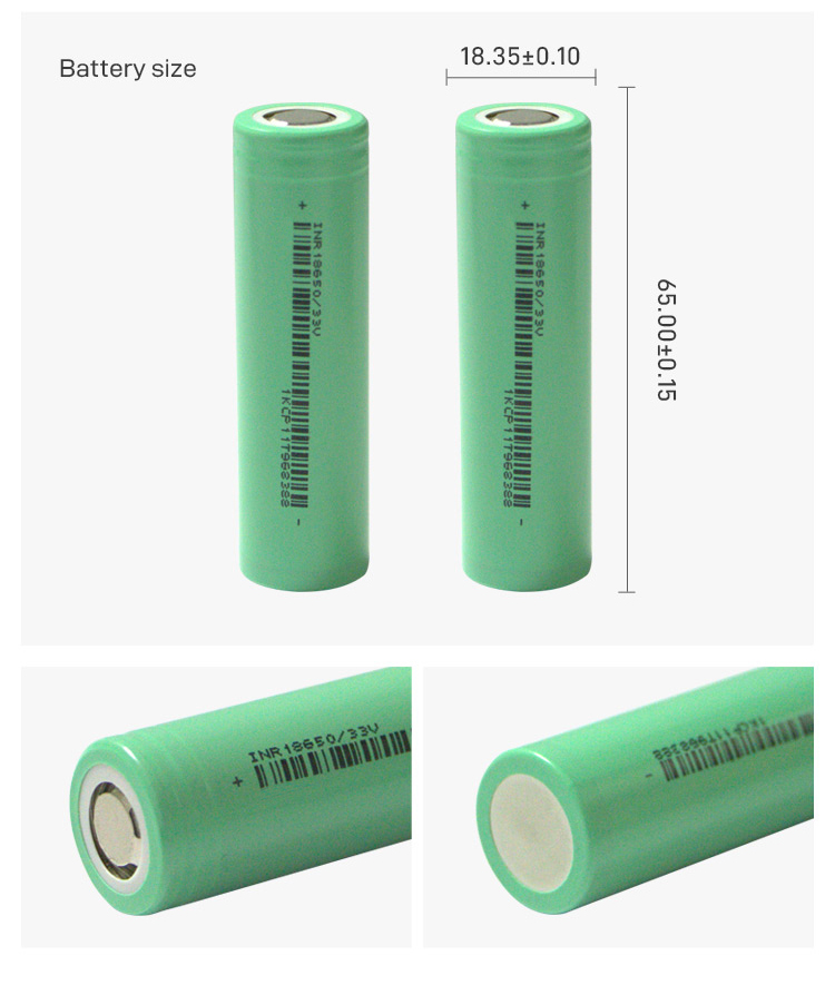 Electric 18650 Lithium Ion Battery Pack 3.6v 3200mah Chargeable