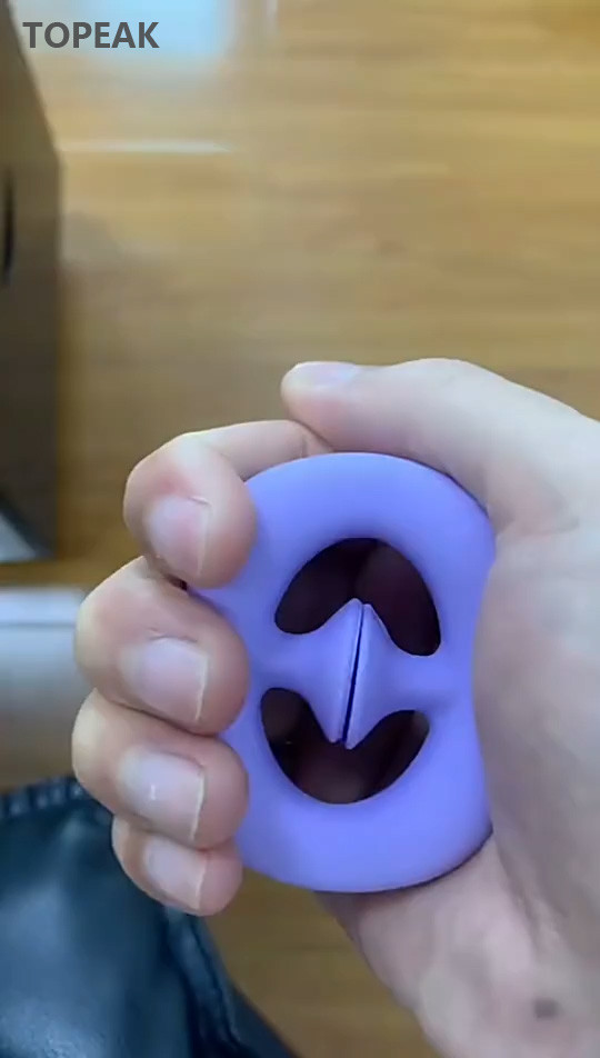 finger rubber hand grip strengthener hand Ring Trainer Senior Purple 30g