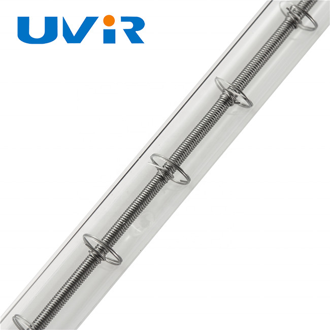 Quartz tube IR Halogen Lamps , 400V 2500W Infrared Heating Element Tube