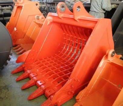 Multi Purpose 0.1m3 Excavator Skeleton Bucket Rock Removal