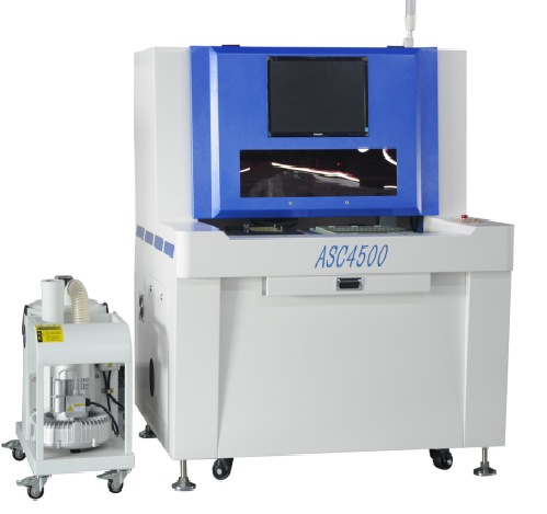 Laser Automatic Pcb Cutting Machine High Efficiency Singlation Dual Workstation