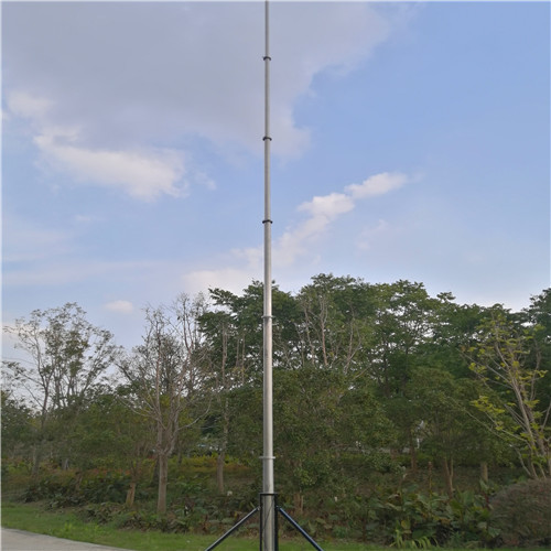 6063 Alu Manual Erect 60 Foot Telescopic Antenna Mast