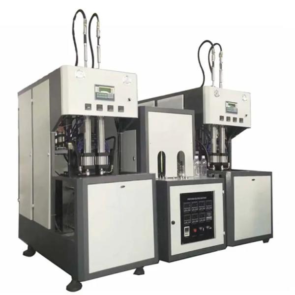 PET Plastic Bottle Blowing Equipment , Semi Automatic Blow Molding Machine
