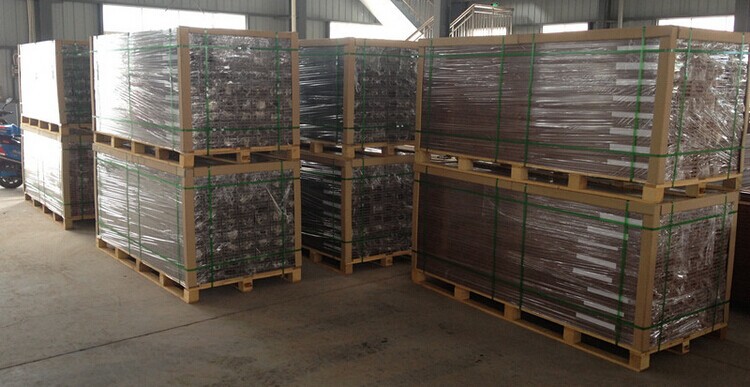 Recycled Anti UV WPC Hollow Decking French Grey Hollow Composite Decking