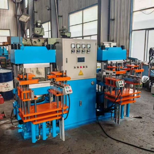 Quality High-efficiency 3RT Semi-automatic Rubber Vulcanizing Press with 400mm Stroke and 600×600mm Plate Size for sale