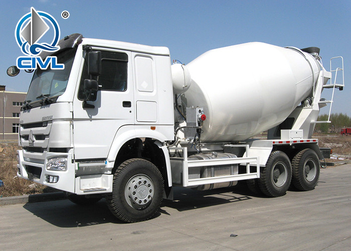 Mobile Concrete Mixing Equipment With 10CBM Mixer Tank RHD 10 Wheels 336HP Concrete Mixer Truck