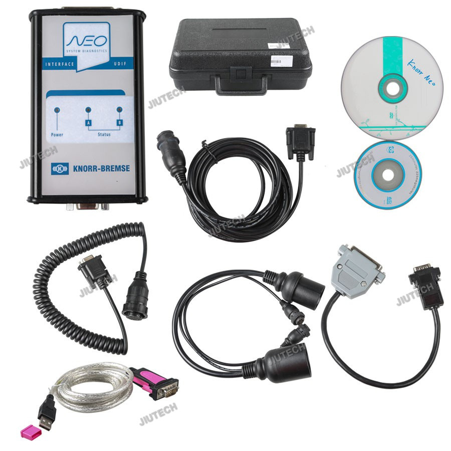 2024 Truck Trailer Brake Diagnostic Tool for KNORR-BREMSE Diagnostic Kit Knorr NEO UDIF Interface+Getac F110 Tablet