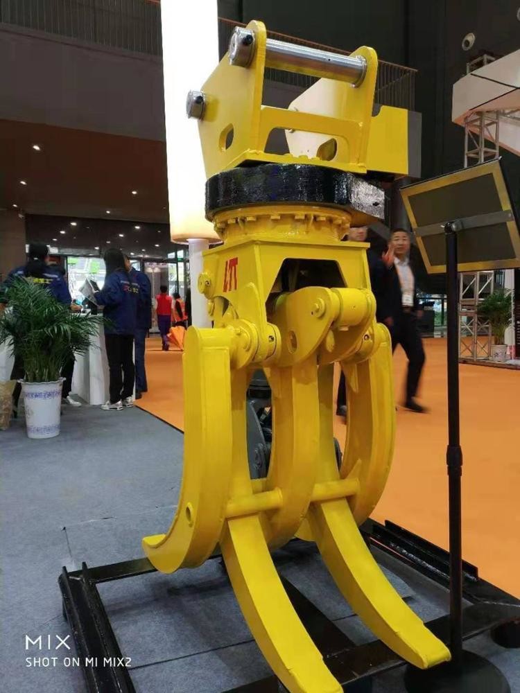PC PC345 Q690D Hydraulic Rotator Grapple For Construction