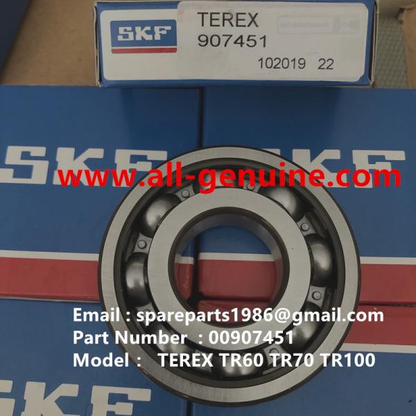 907451 BEARING TEREX NHL DUMP TRUCK TR35 TR50 TR60 TR100 CUMMINS ALLISON UNIT